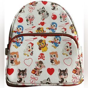 Loungefly Funko Pop Villainous Valentines Backpack NWOT